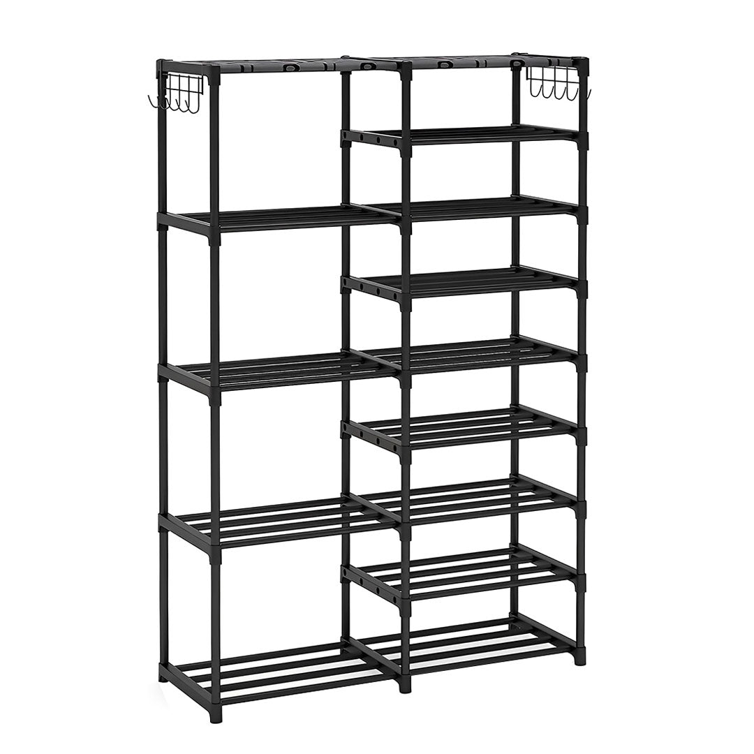 Shoe Rack Organiser With Side Hooks