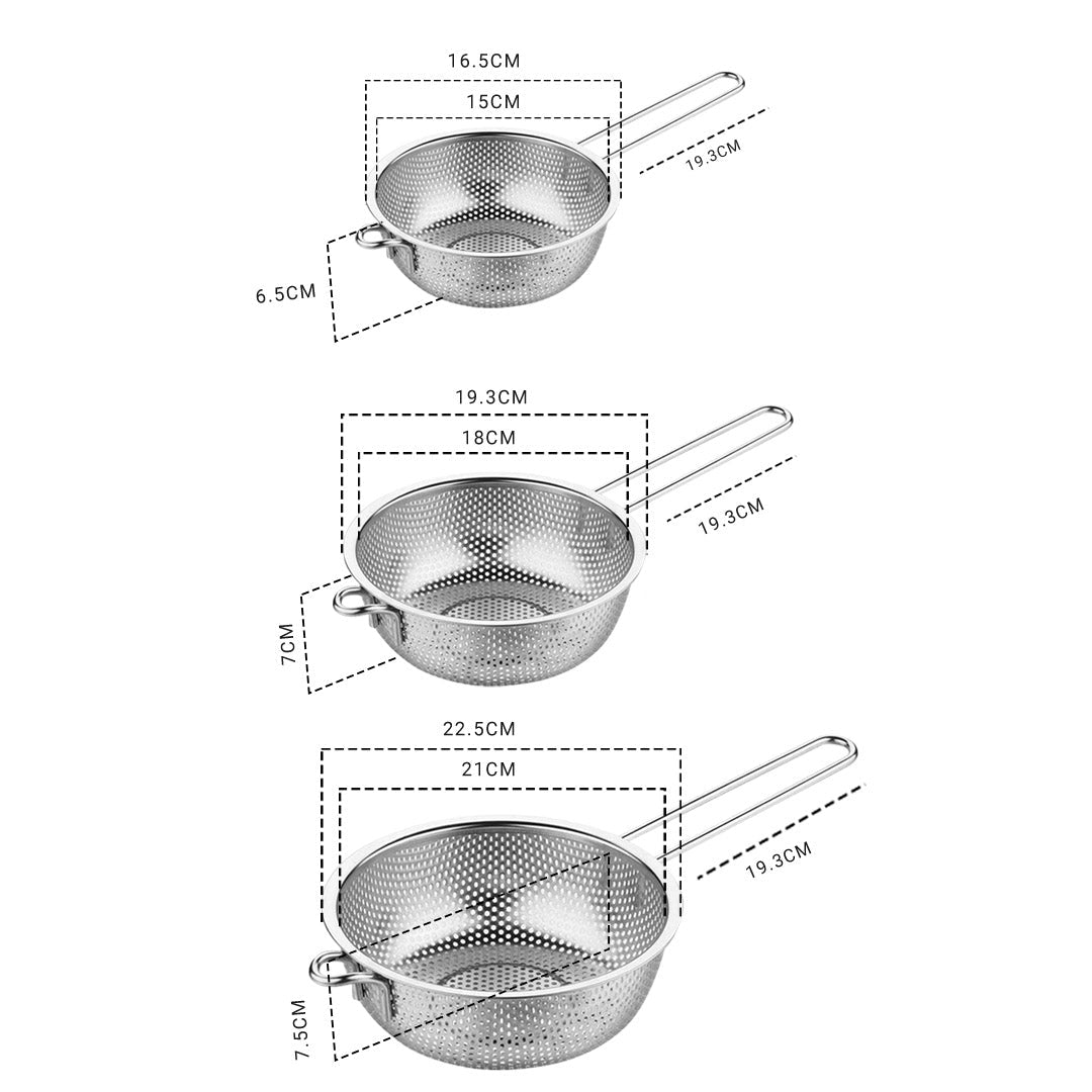 Colander Set With Handle