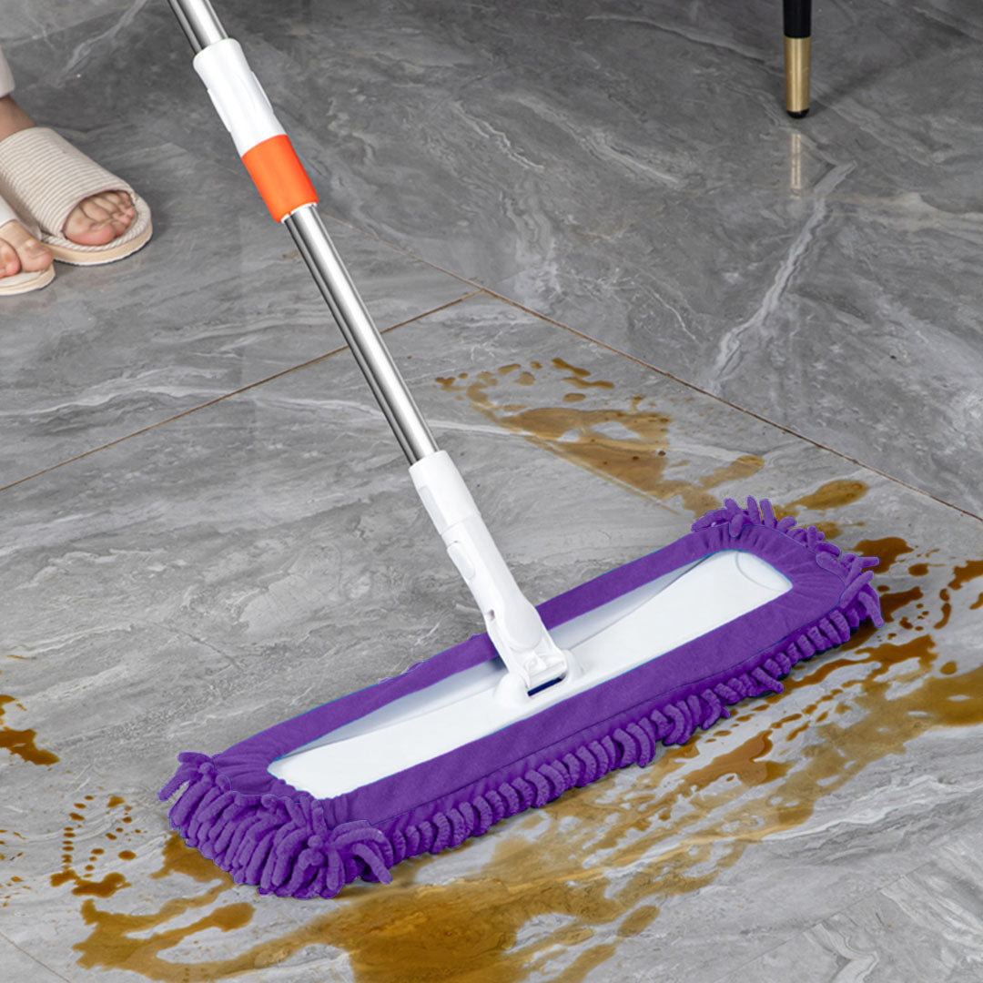 Microfiber Flat Mop (6 pcs Mop Cover)
