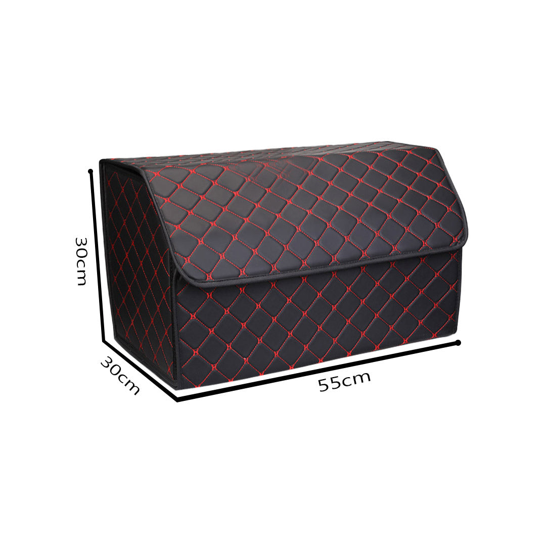 Leather Car Boot Box Organiser