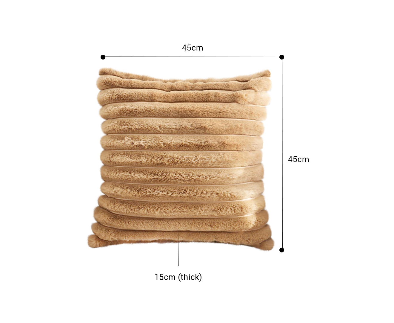 SOGA 2X 50cm Medieval style jacquard texture pillowcase texture raw edge waist Throw pillow