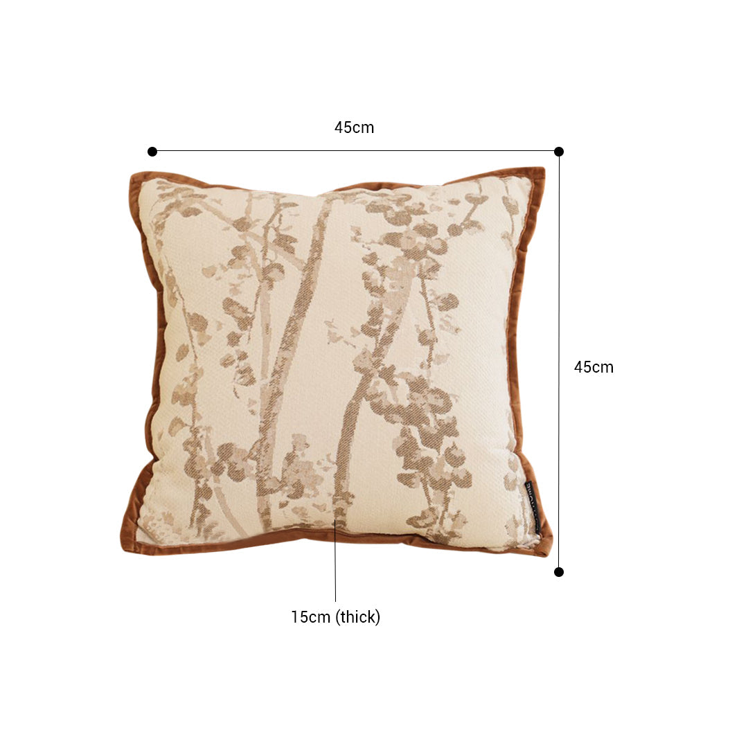 SOGA 2X 45cm Painting Retro Tree flower Bird Cotton Linen Home Decor Pillow Case Cushion Throw Pillow