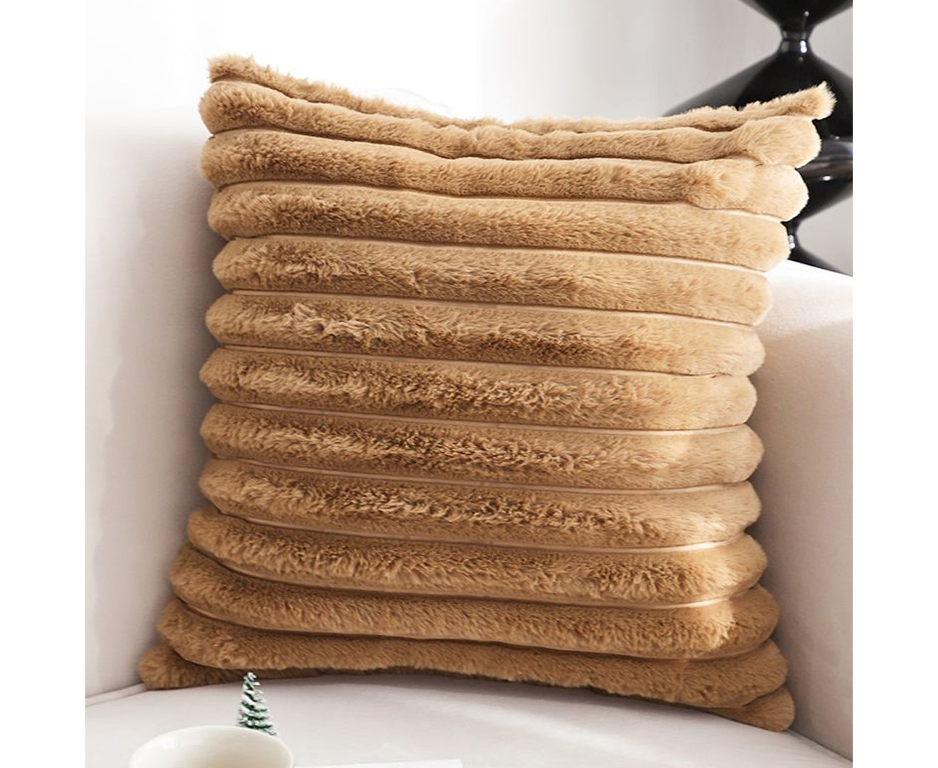 SOGA 2X 50cm Medieval style jacquard texture pillowcase texture raw edge waist Throw pillow