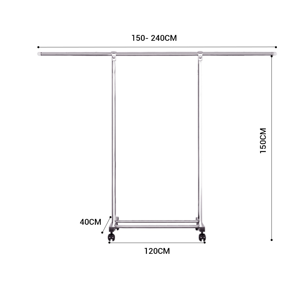 Floor-Standing Clothes Rack
