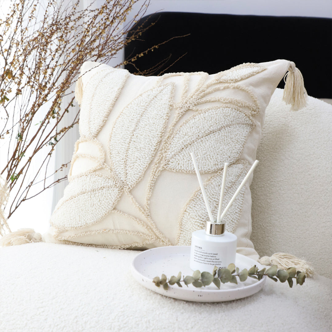 Vintage Tassel Square Throw Pillow