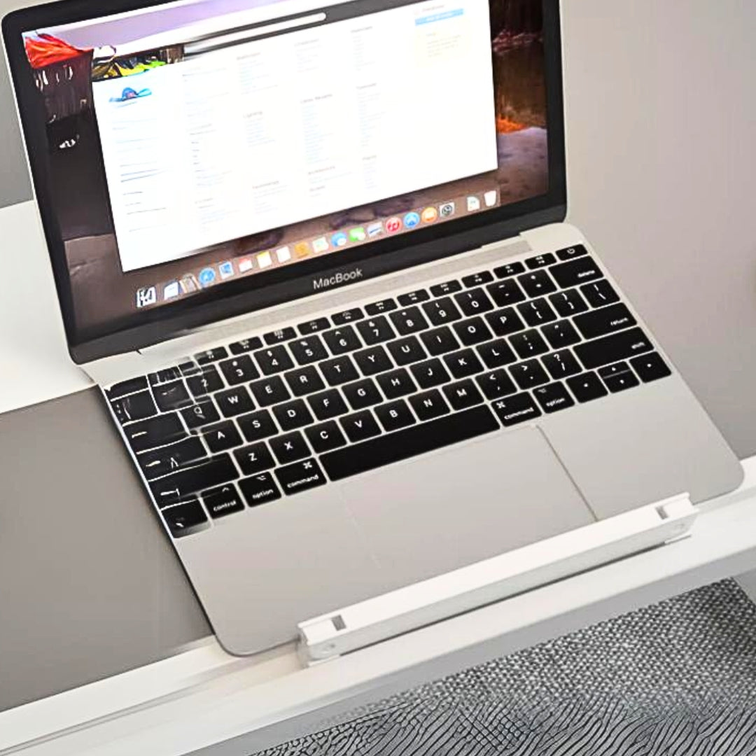 SOGA 2X 70X45cm Black Small Laptop Bed Portable Foldable Study Table Adjustable