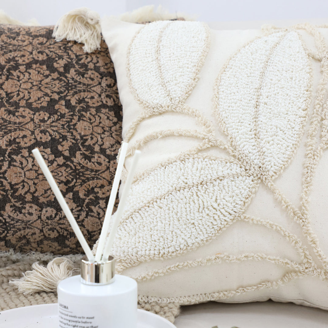 Vintage Tassel Square Throw Pillow