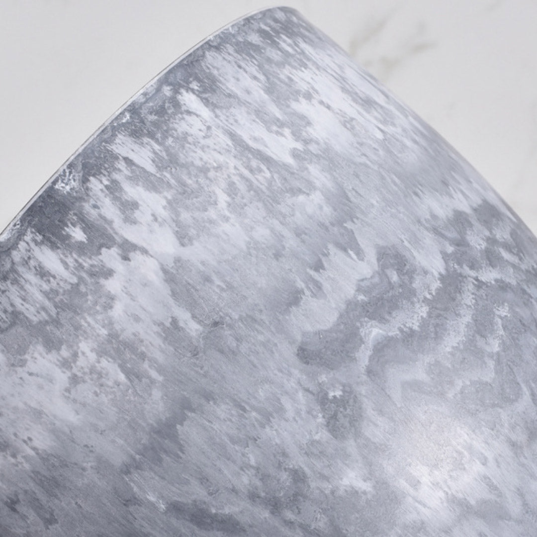 Cement Pattern Tapered Planter