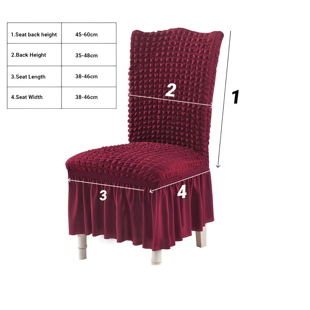 Ruffled Skirt Seat Cover