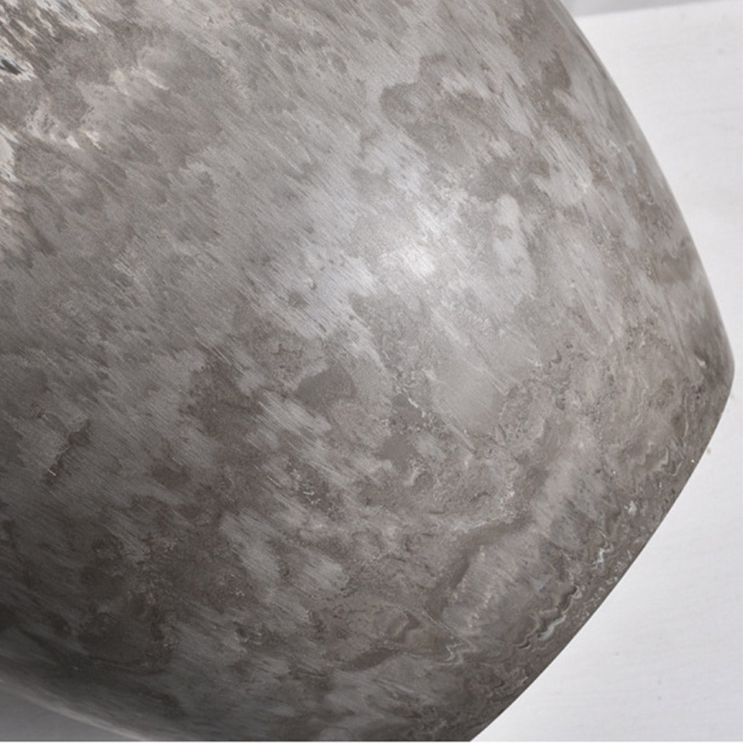 Cement Pattern Tapered Planter