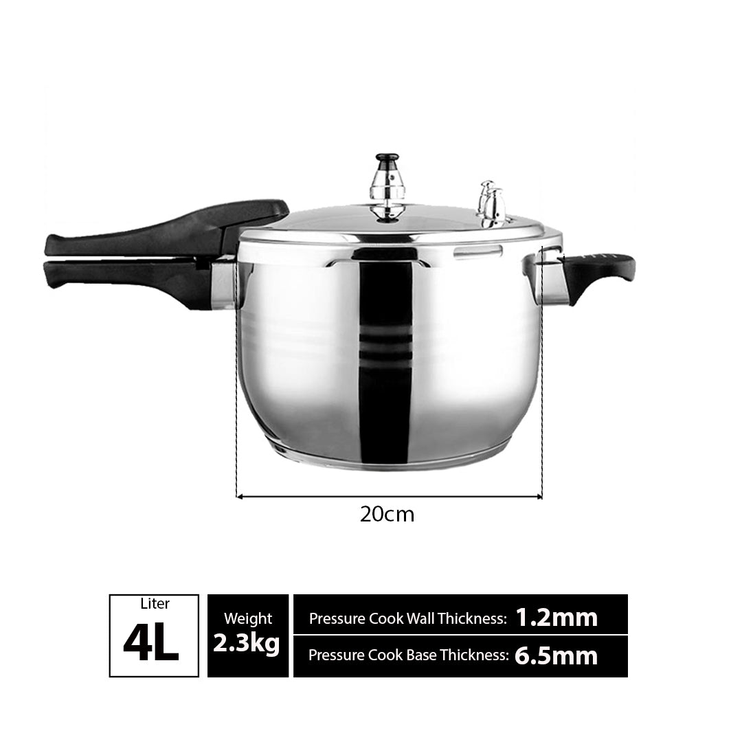 Stainless Steel Pressure Cooker With Seal