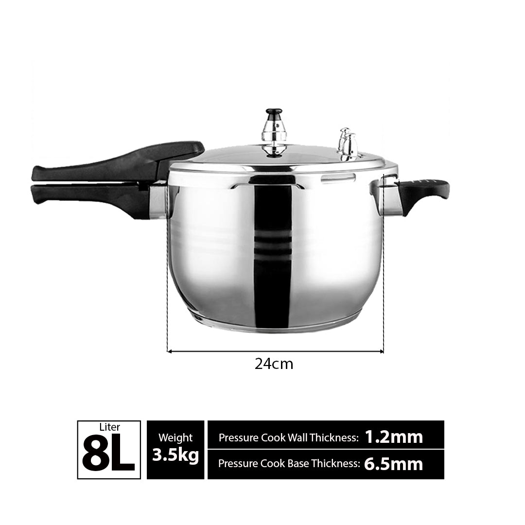Stainless Steel Pressure Cooker With Seal