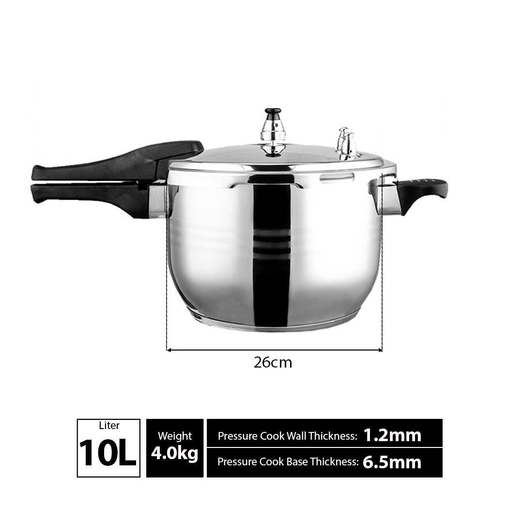 Stainless Steel Pressure Cooker With Seal