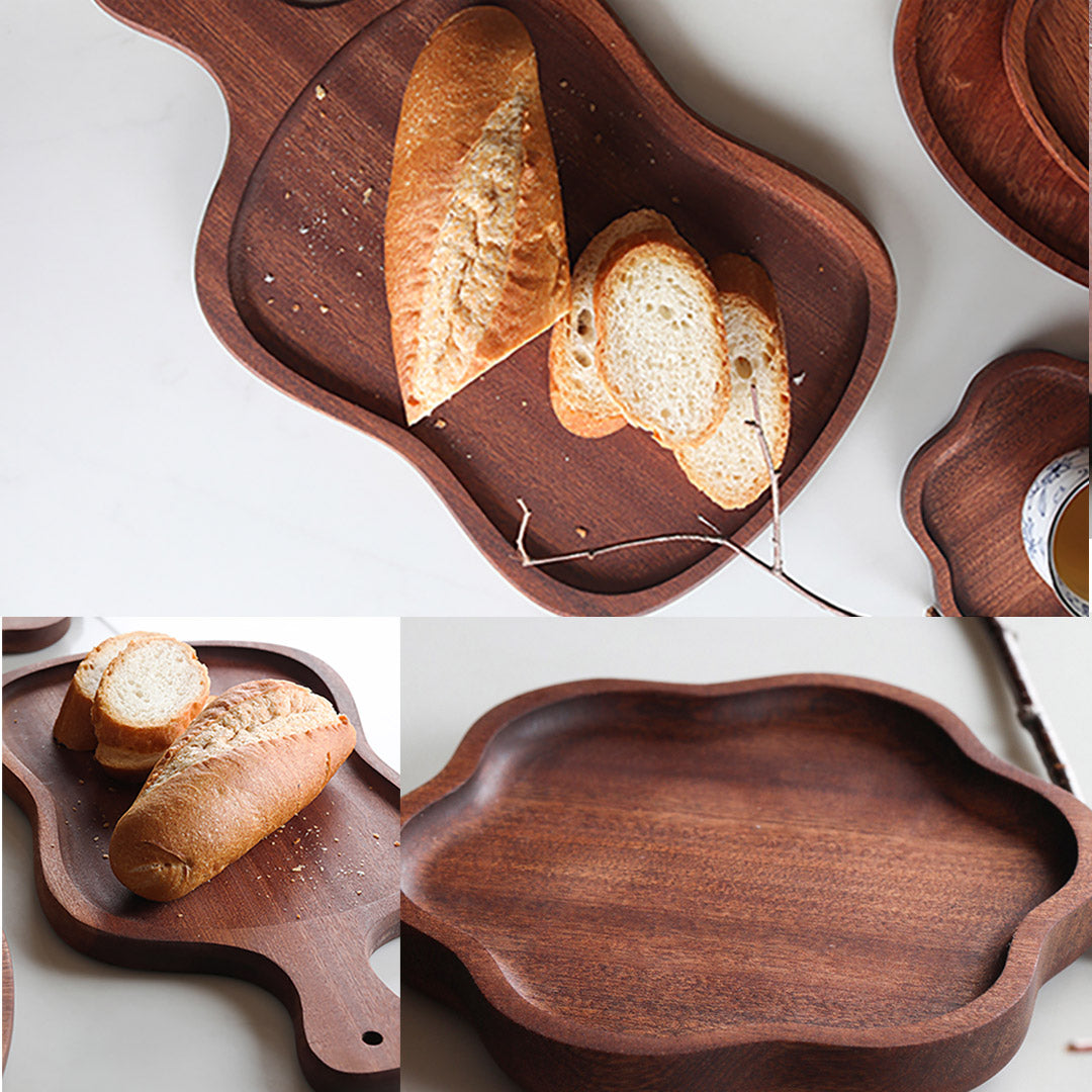 Brown Wooden Serving Tray