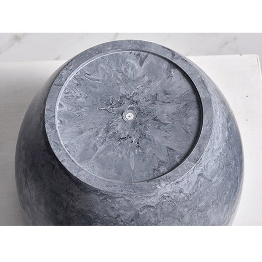 Cement Pattern Tapered Planter