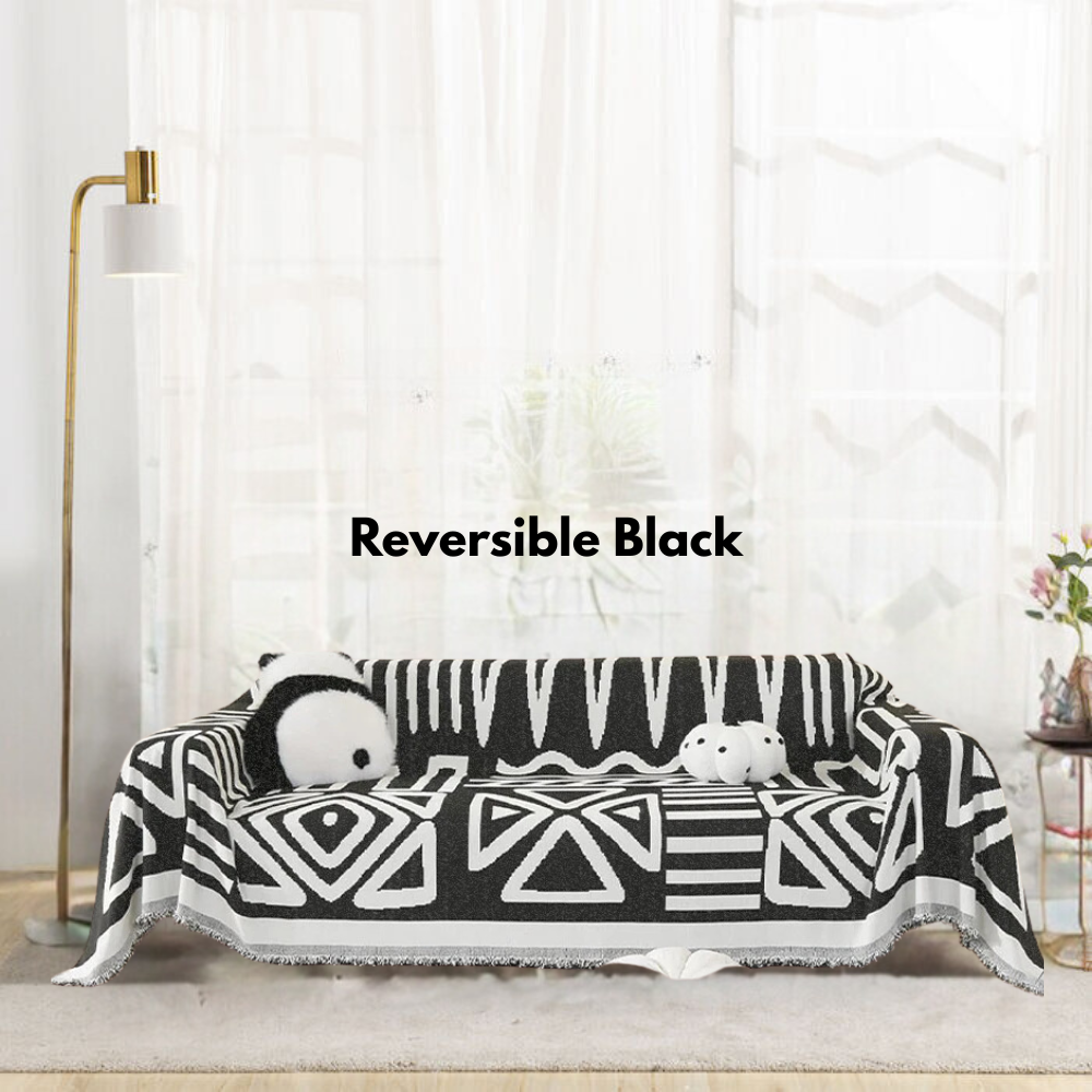 Reversible Couch Throw Blanket