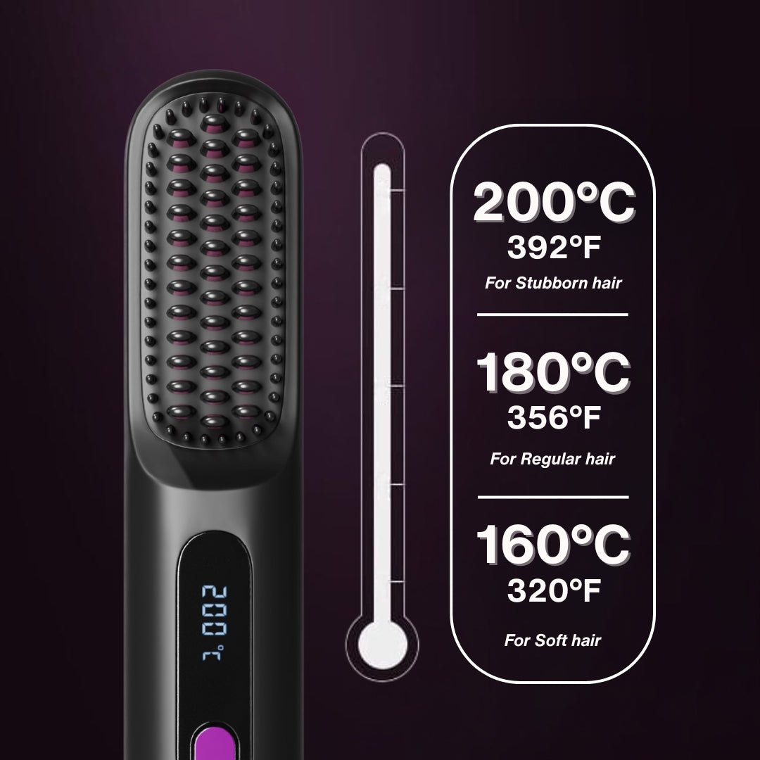 Cordless Straightener Brush