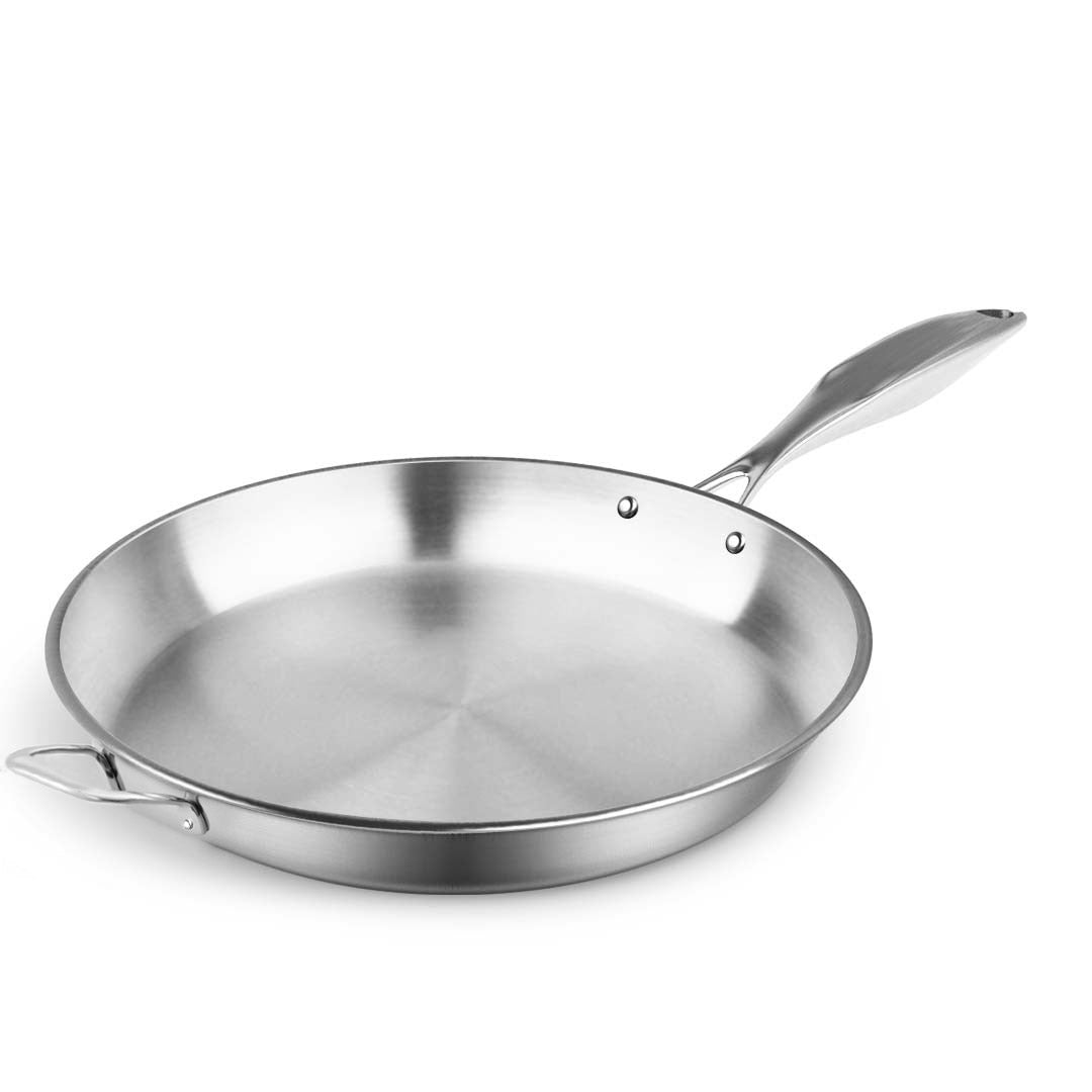 Stainless Steel Frying Pan 34cm