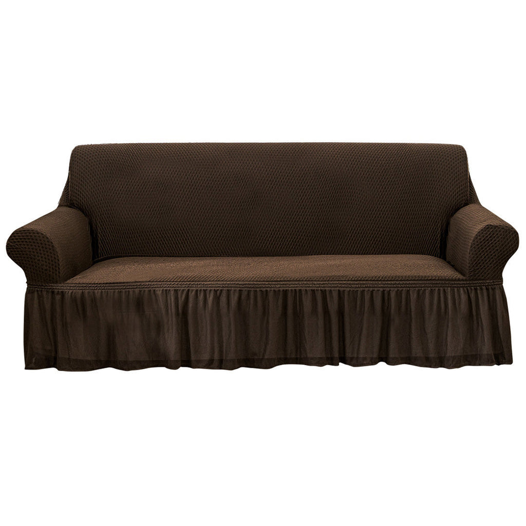 Ruffled Skirt Sofa Cover