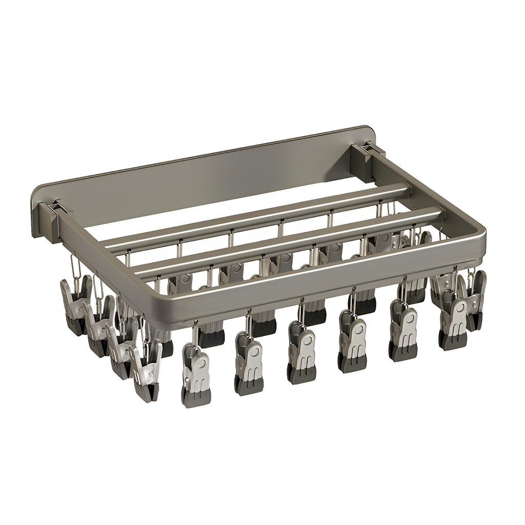 Multi-Clamp Drying Wall Rack