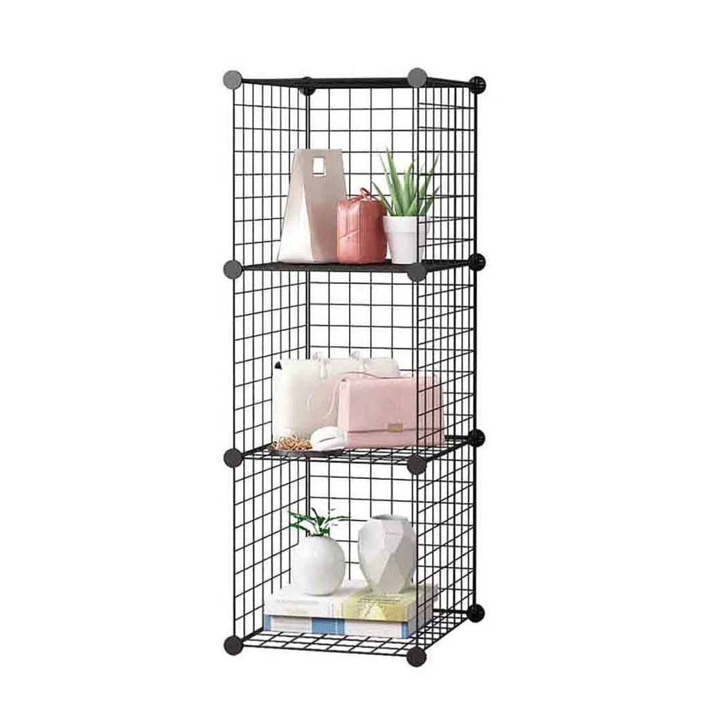 Black Portable Cube Storage Organiser