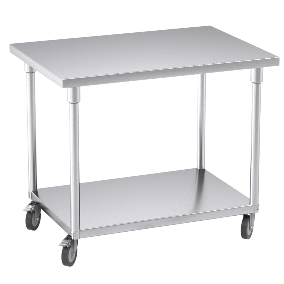 Kitchen Bench Table with Wheels