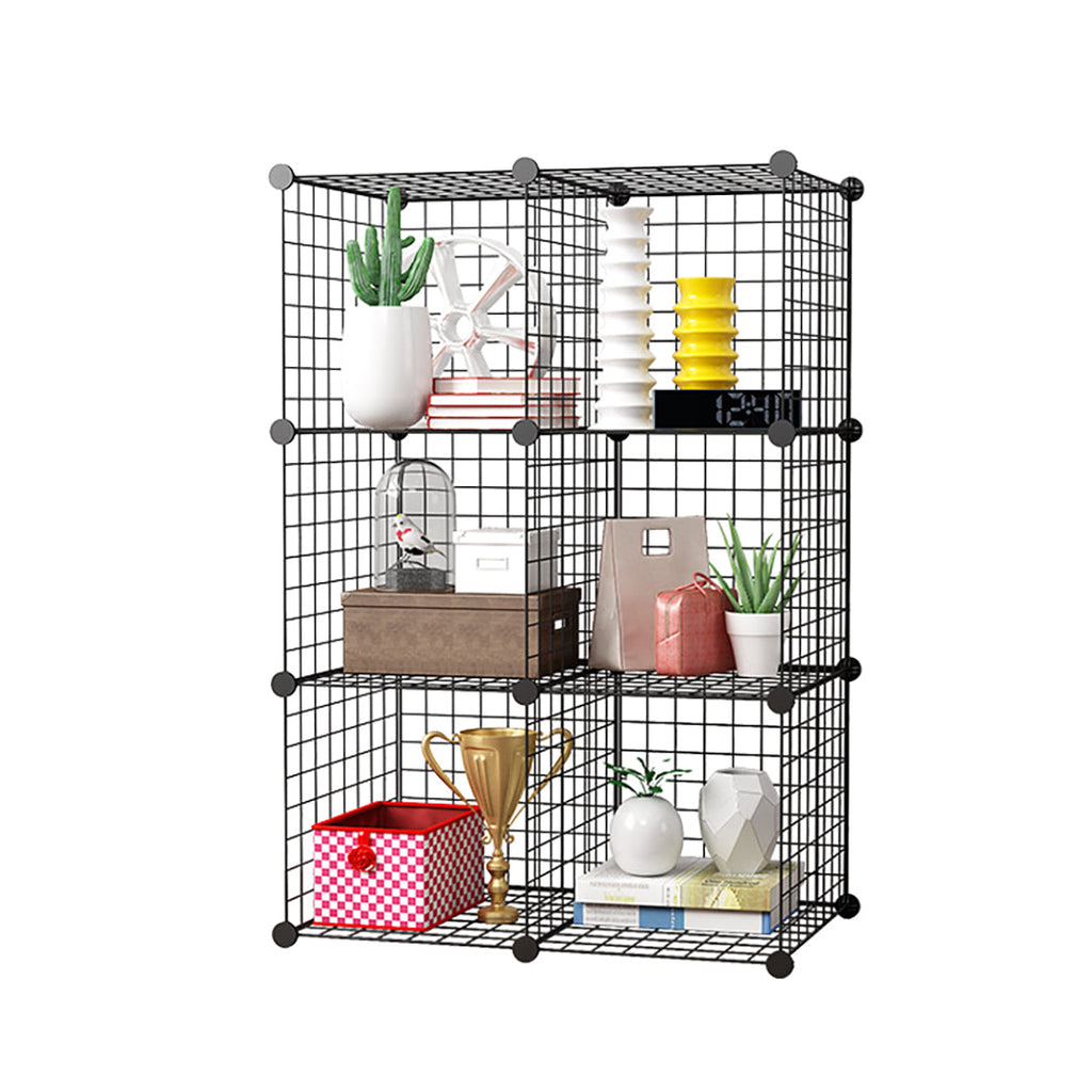 Black Portable Cube Storage Organiser