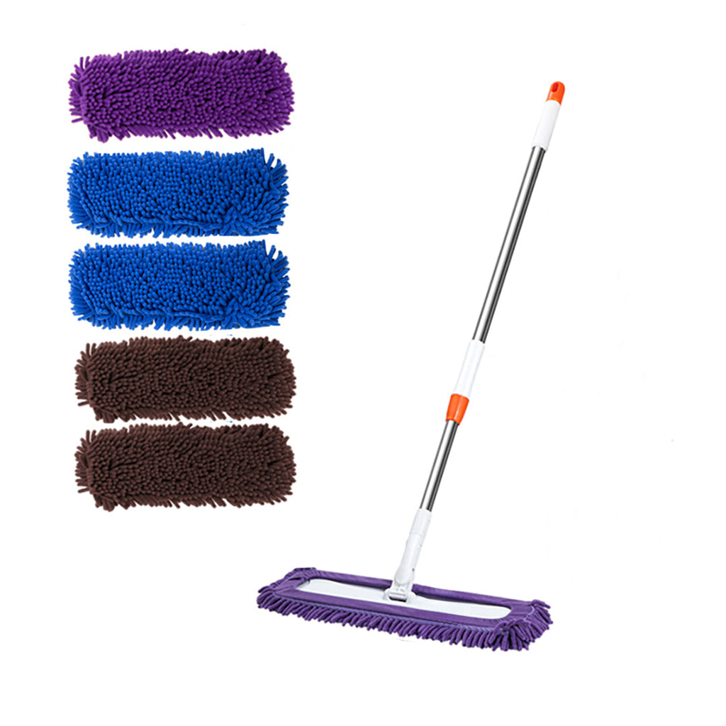 Microfiber Flat Mop (6 pcs Mop Cover)