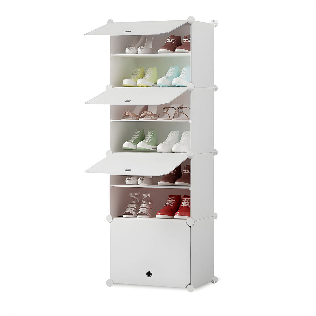 White Shoe Rack Organiser