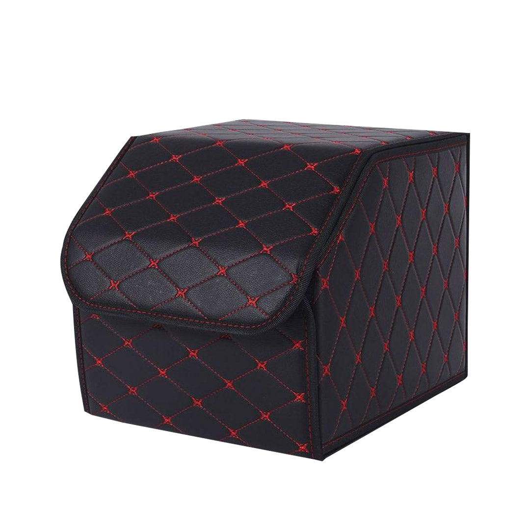Leather Car Boot Box Organiser