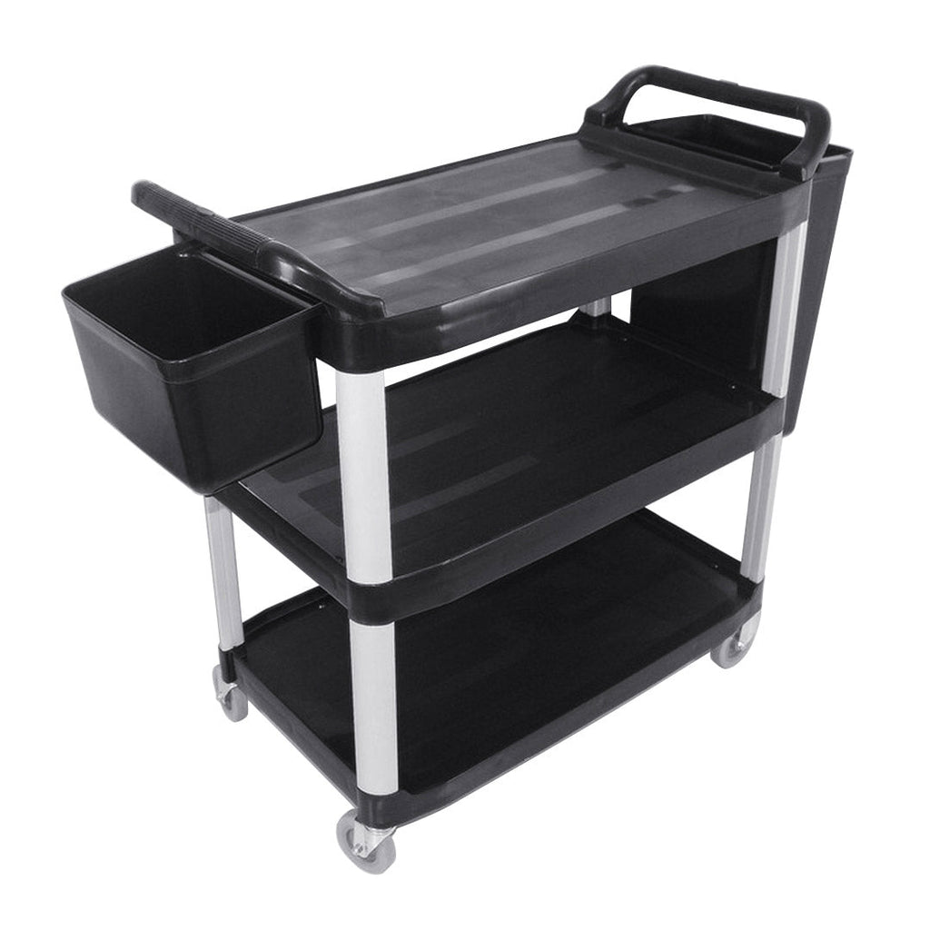 Food Waste Trolley Cart With Two Bins