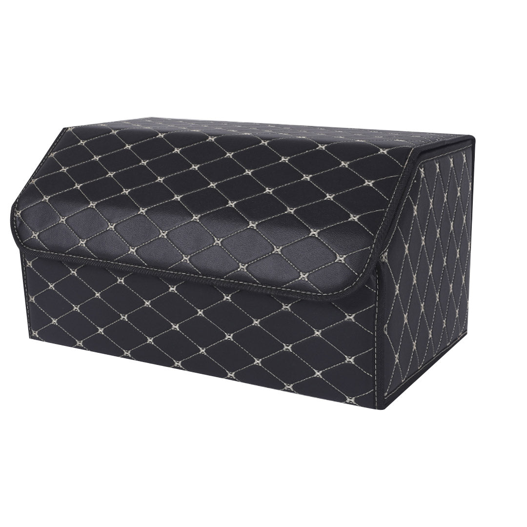 Leather Car Boot Box Organiser