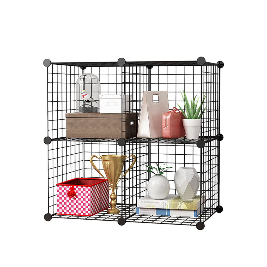 Black Portable Cube Storage Organiser