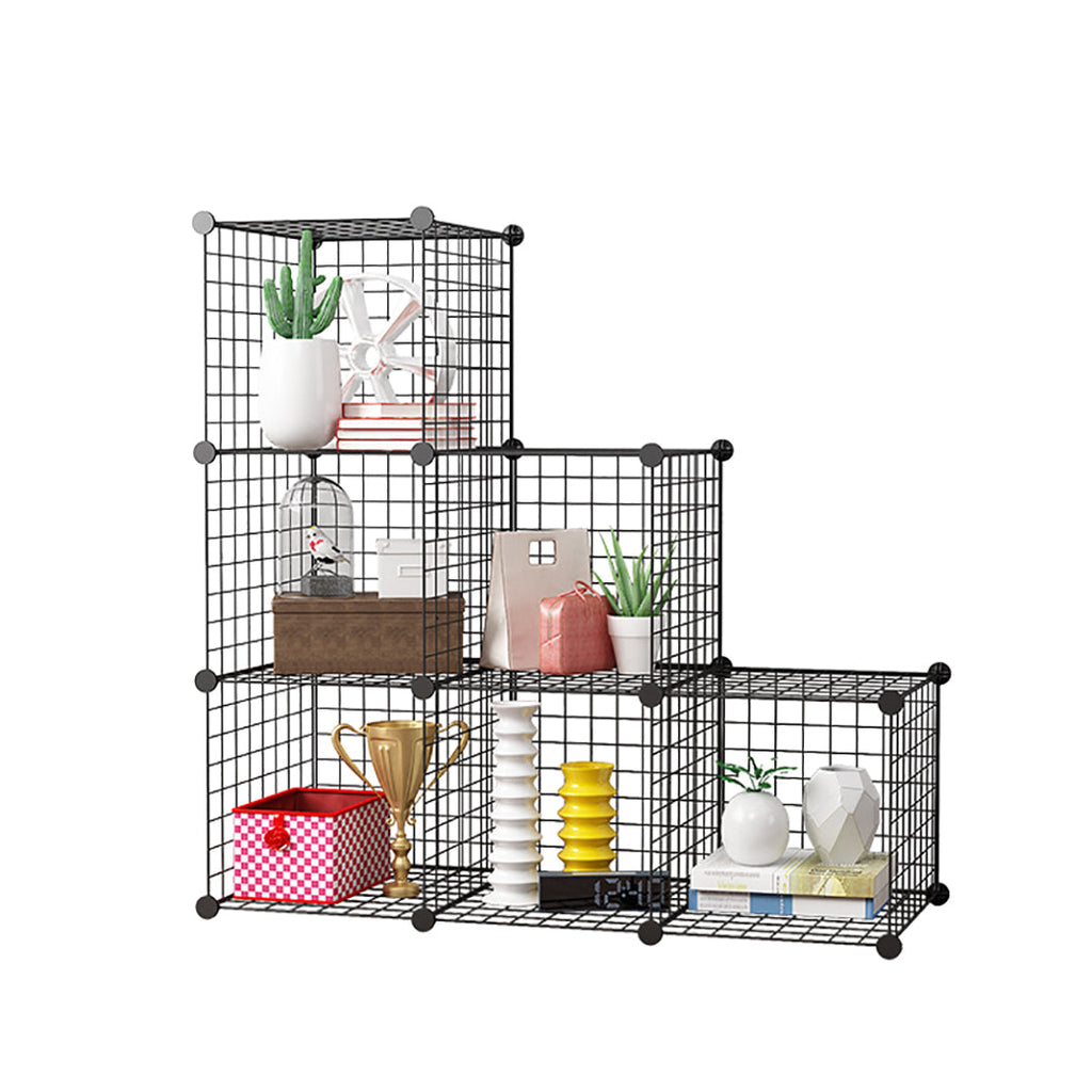 Black Portable Cube Storage Organiser