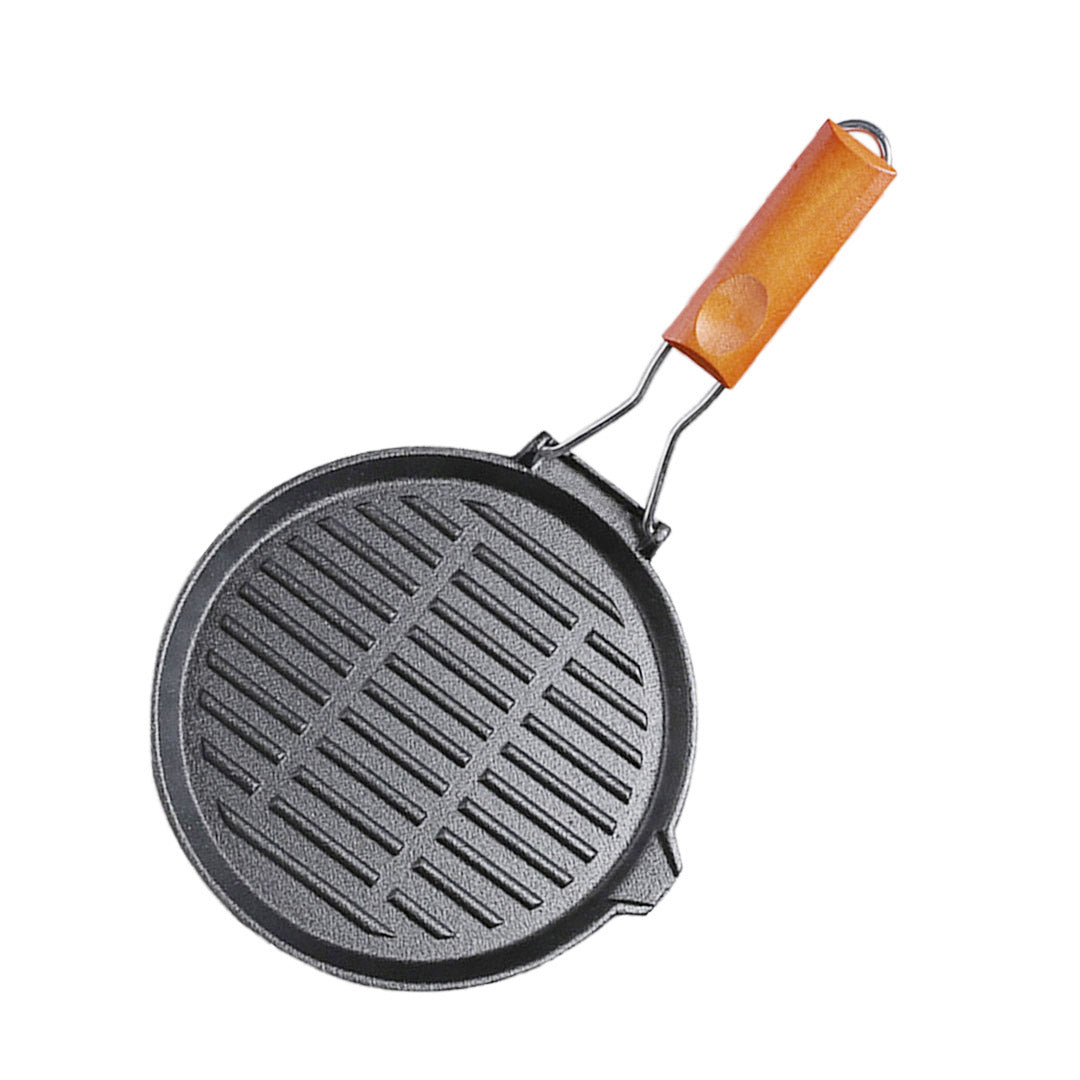 24cm Round Ribbed Frying Pan