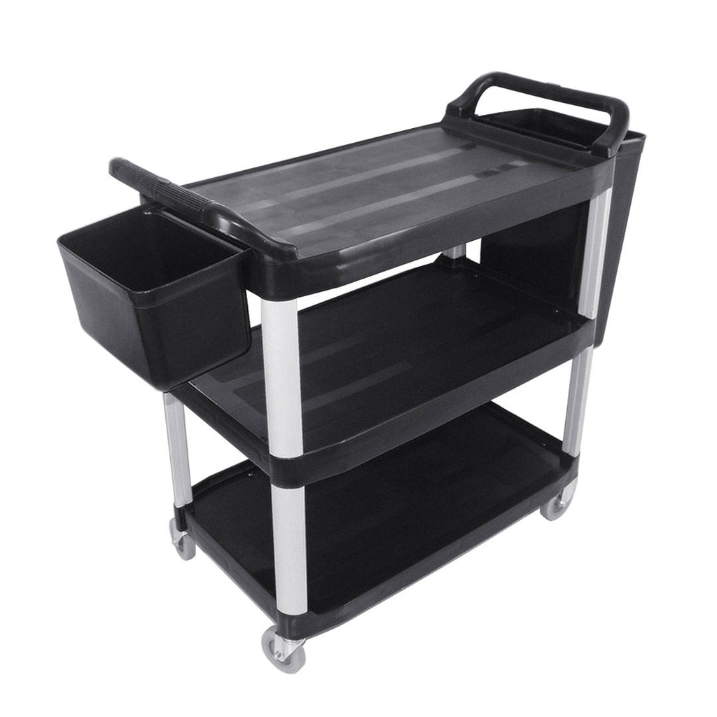 Food Waste Trolley Cart With Two Bins