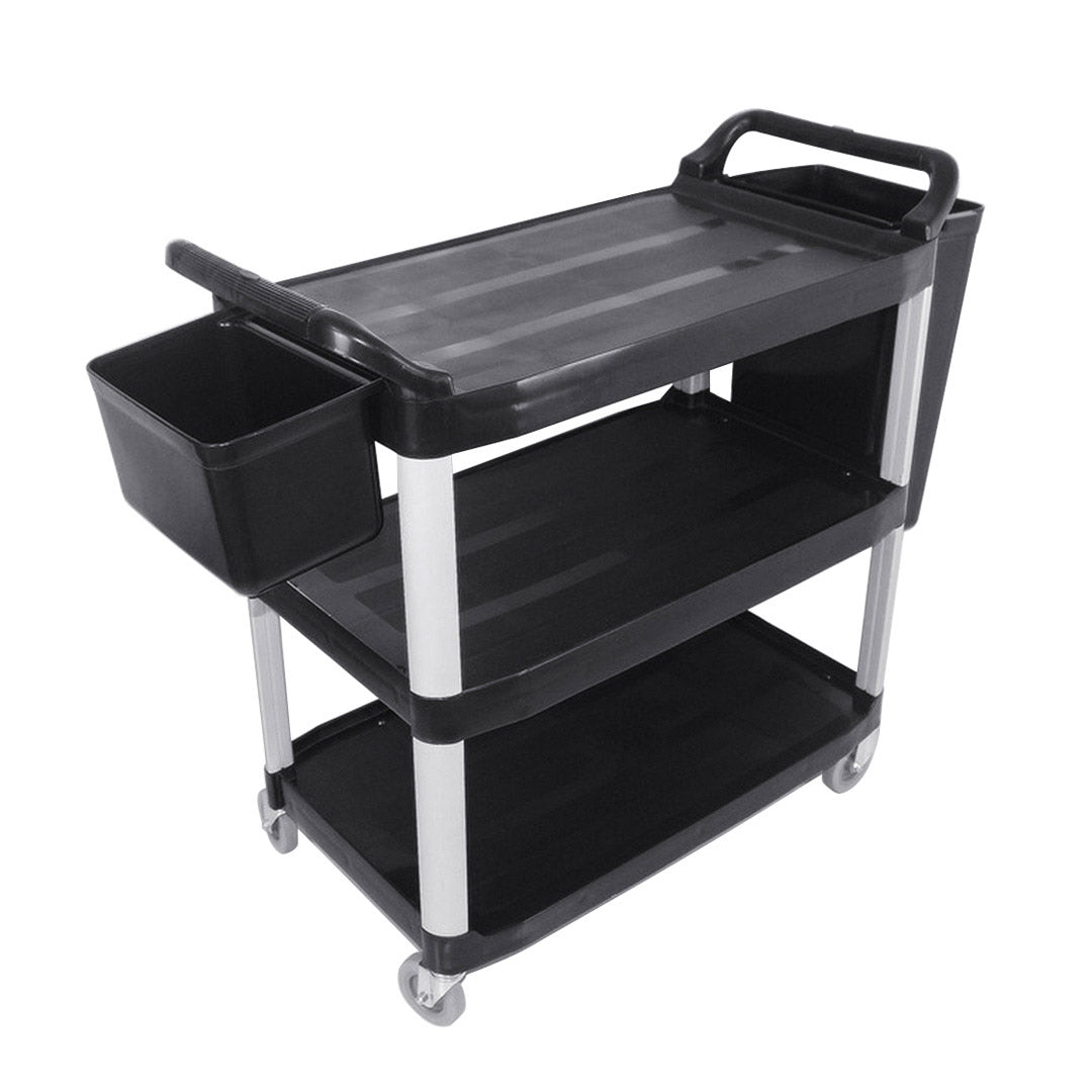 Food Waste Trolley Cart With Two Bins