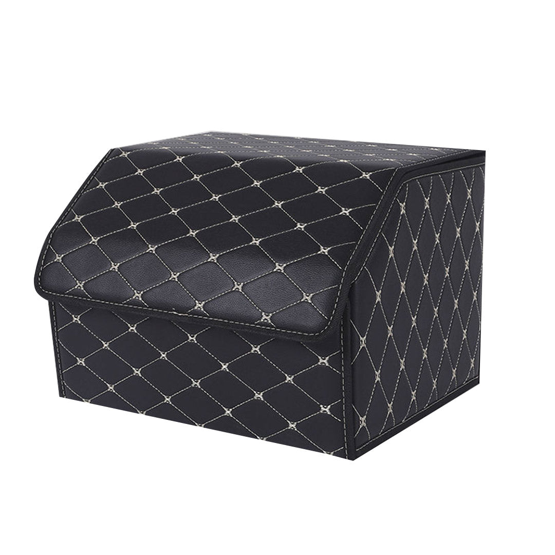 Leather Car Boot Box Organiser