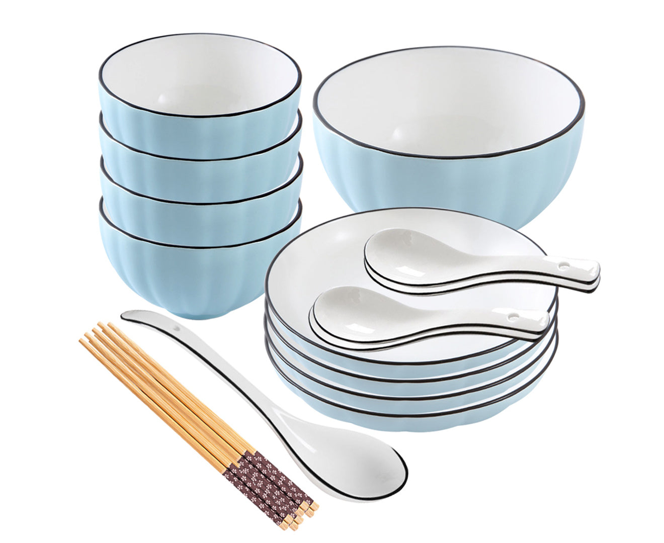 Ceramic Dinnerware Bowl Set