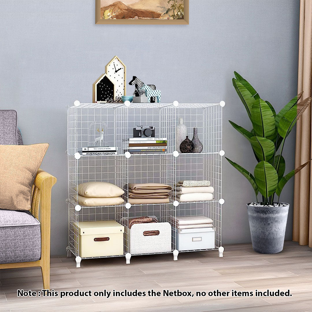 White Portable Column Storage Organiser