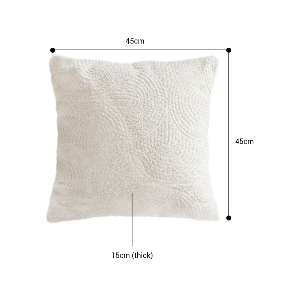 Raised Pattern Throw Pillow