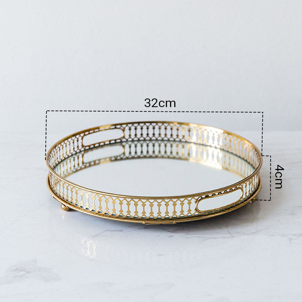 Gold Ornate Vanity Tray