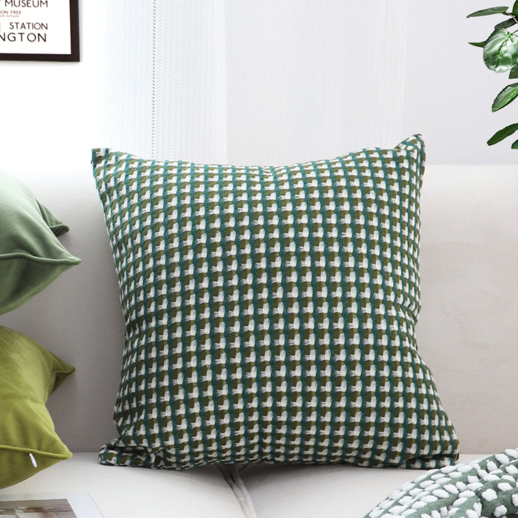 Green Foliage Pillow