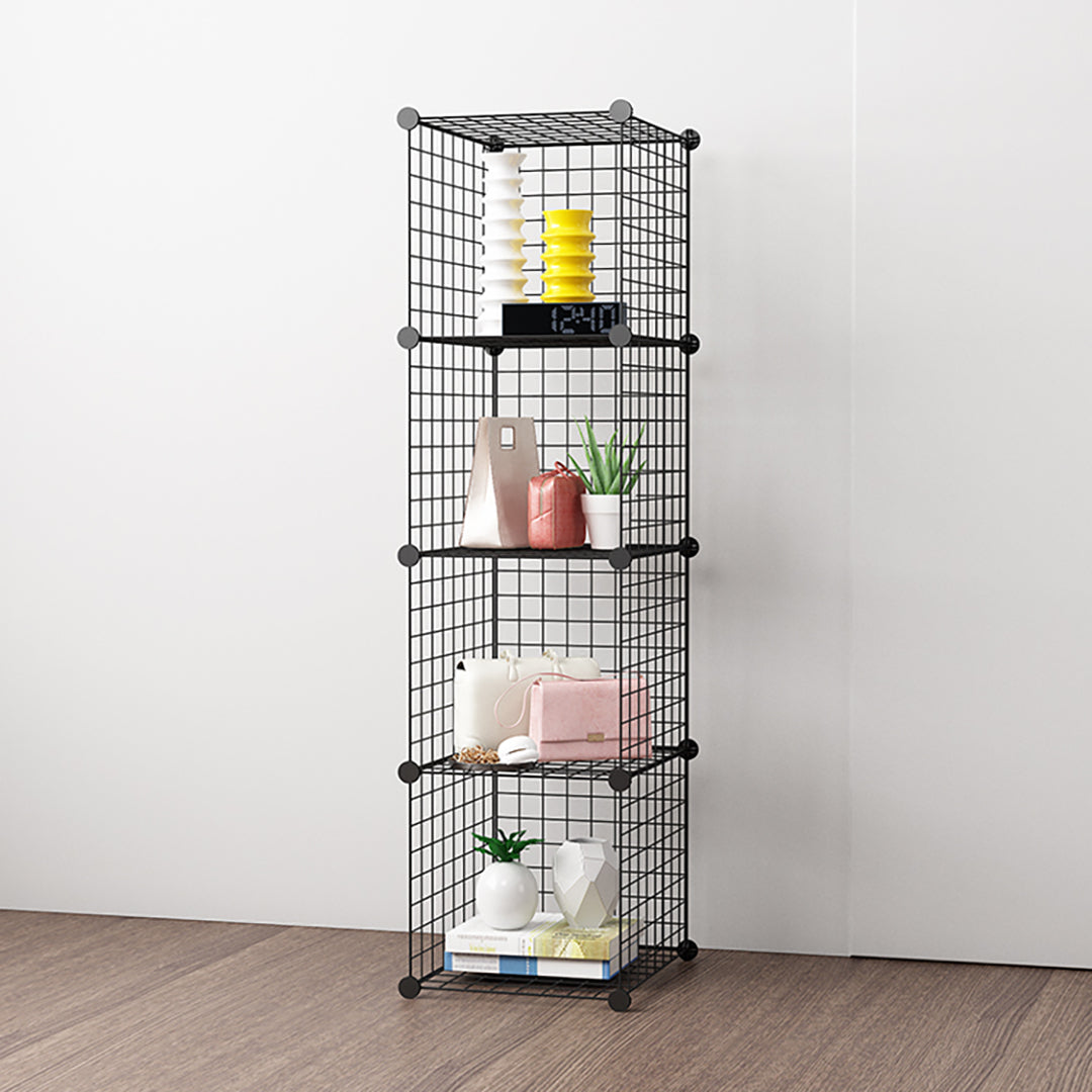 Black Portable Cube Storage Organiser