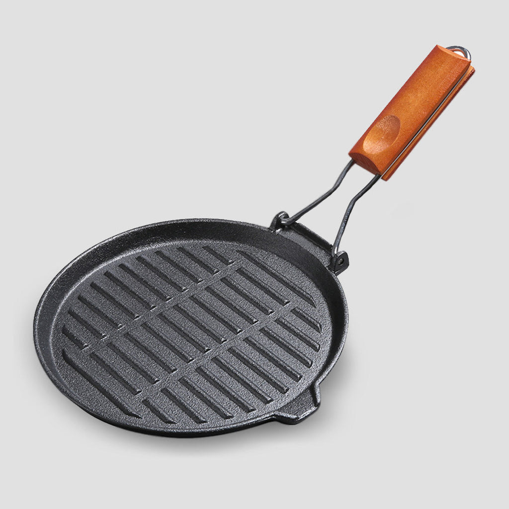 24cm Round Ribbed Frying Pan