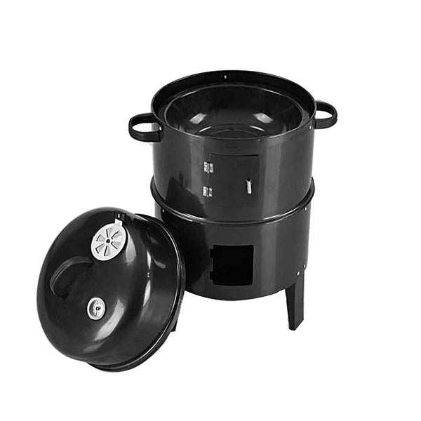 Barbecue Smoker Outdoor Charcoal 3-In-1