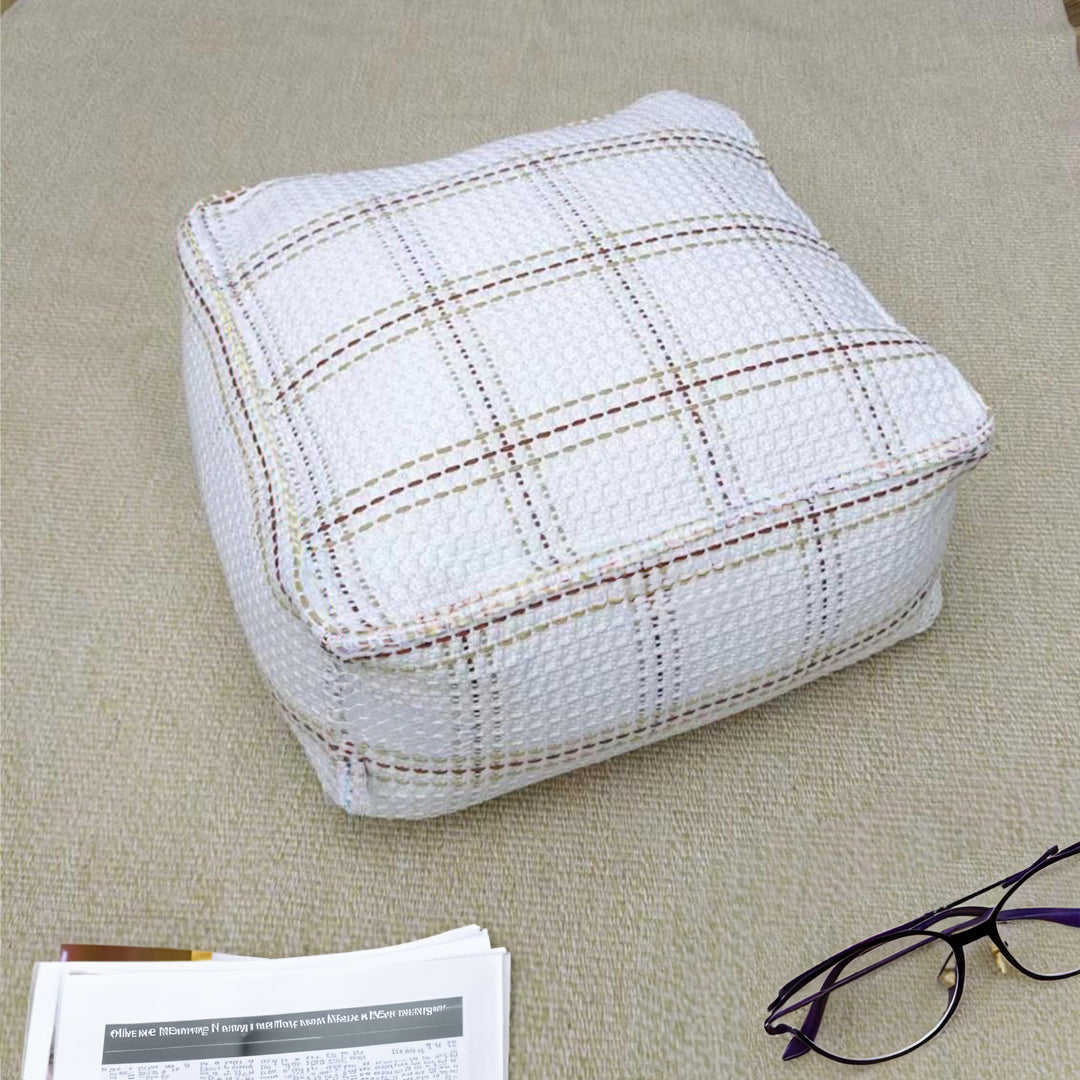 SOGA 40cm Pouf Soft Polyester Fiber Pillow with EPP Particle Insert Home Decor