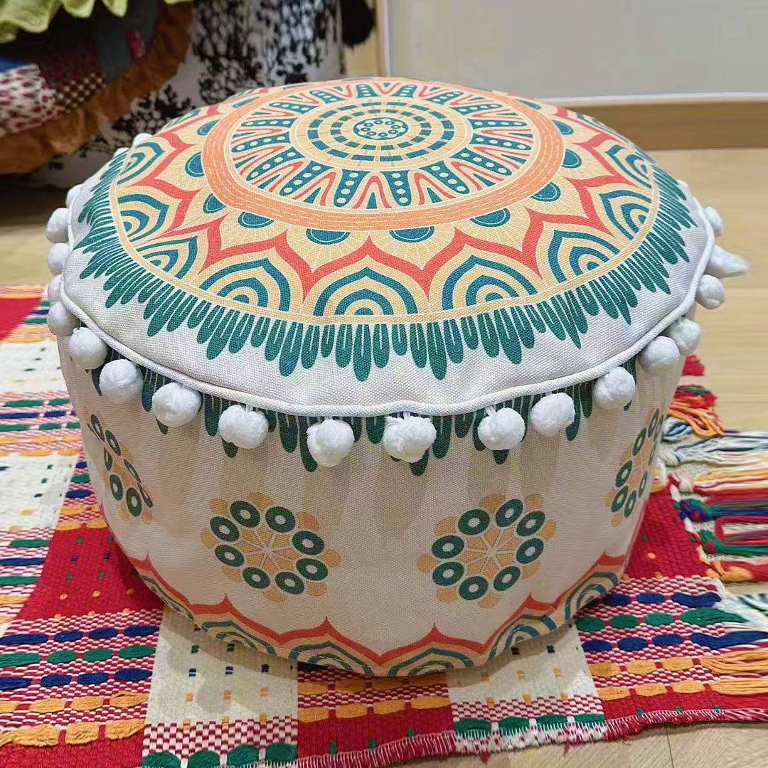 Cone Shape Pouffed Cushion