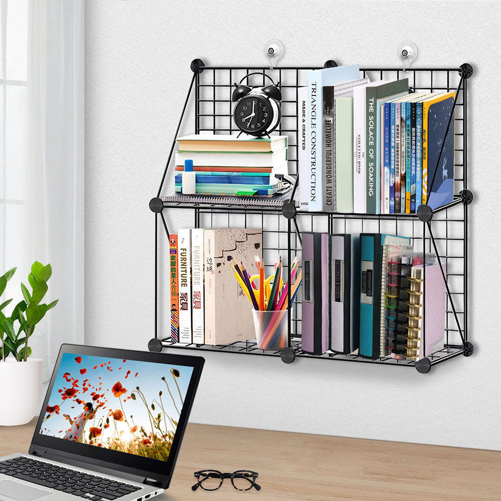 Black Portable Cube Storage Organiser