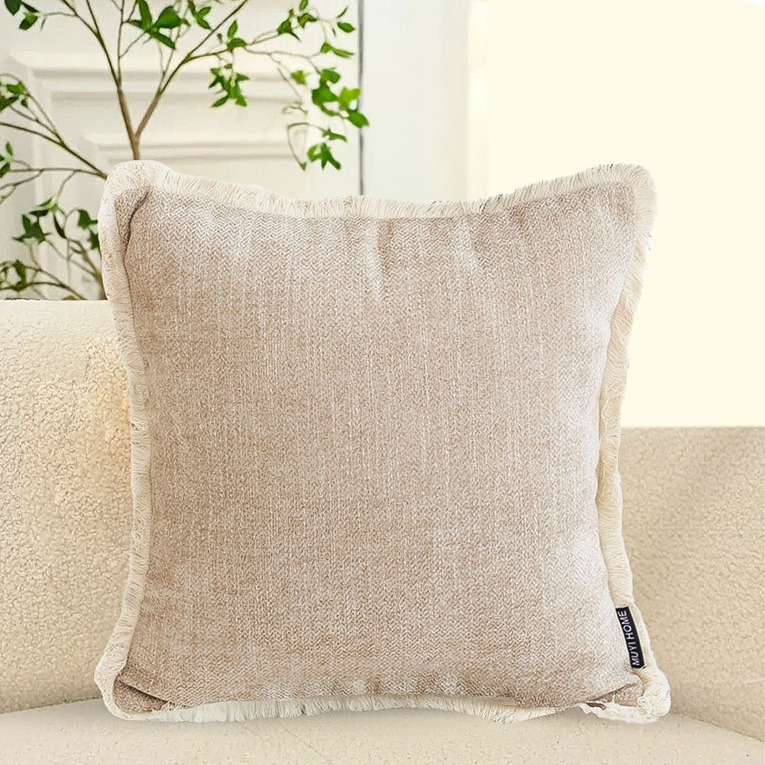 Chenille Texture Throw Pillow